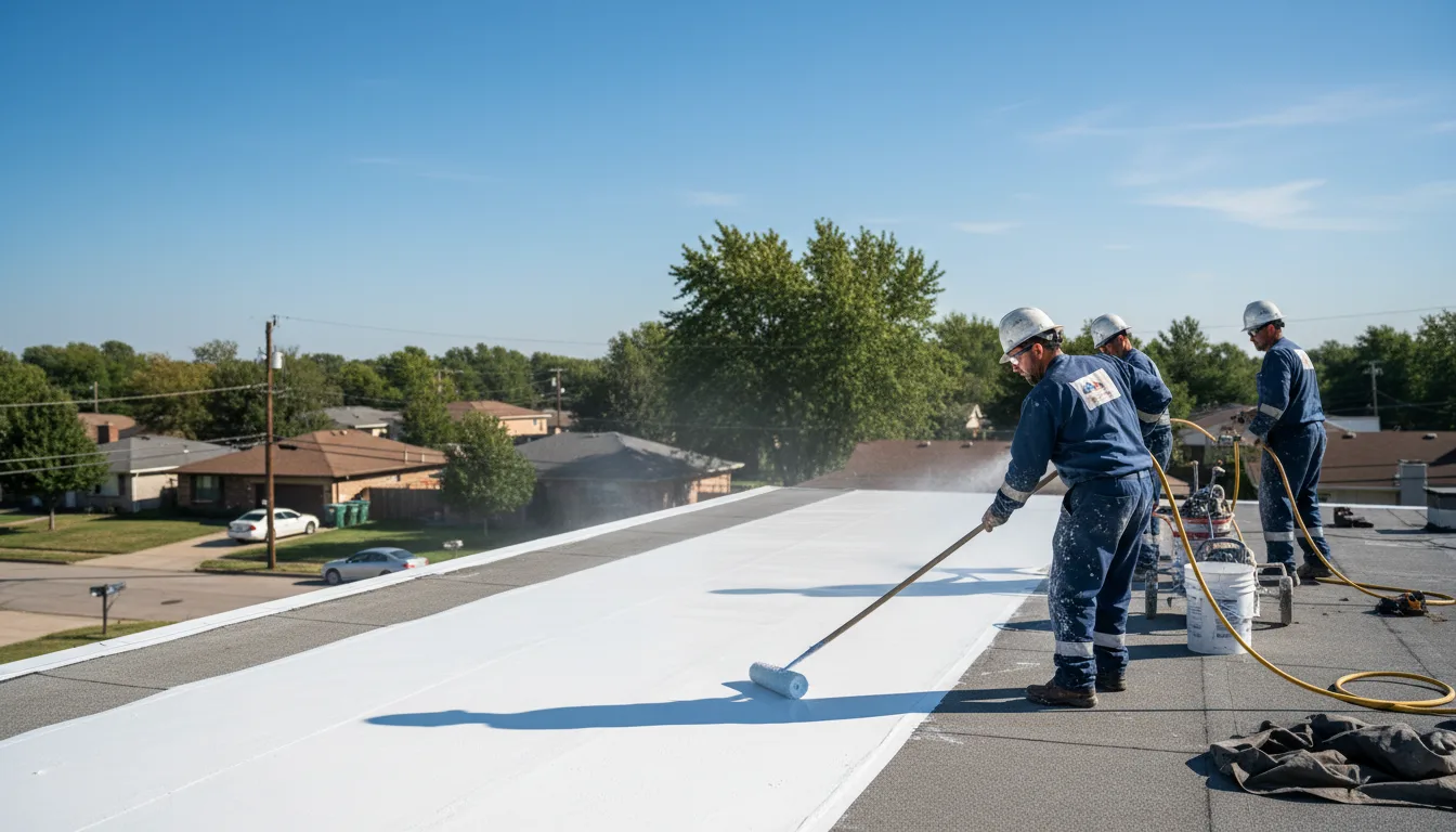Commercial roof coating in Pine Lake, GA near me